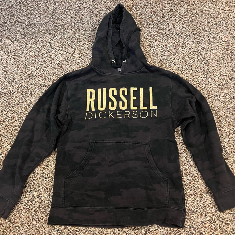 Russell Dickerson Black Camo Hoodie